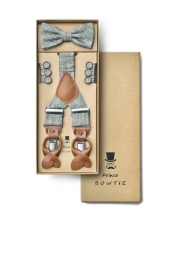 Fliege und Hosenträger Set