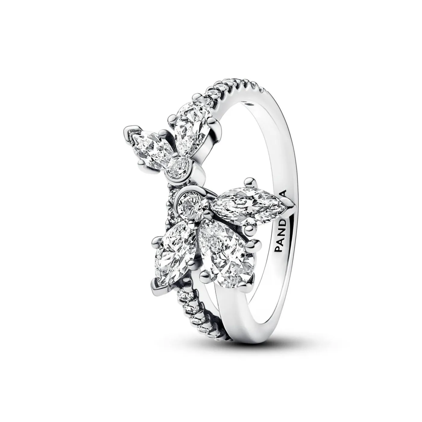 Funkelndes Asymmetrisches Herbarium Cluster Ring