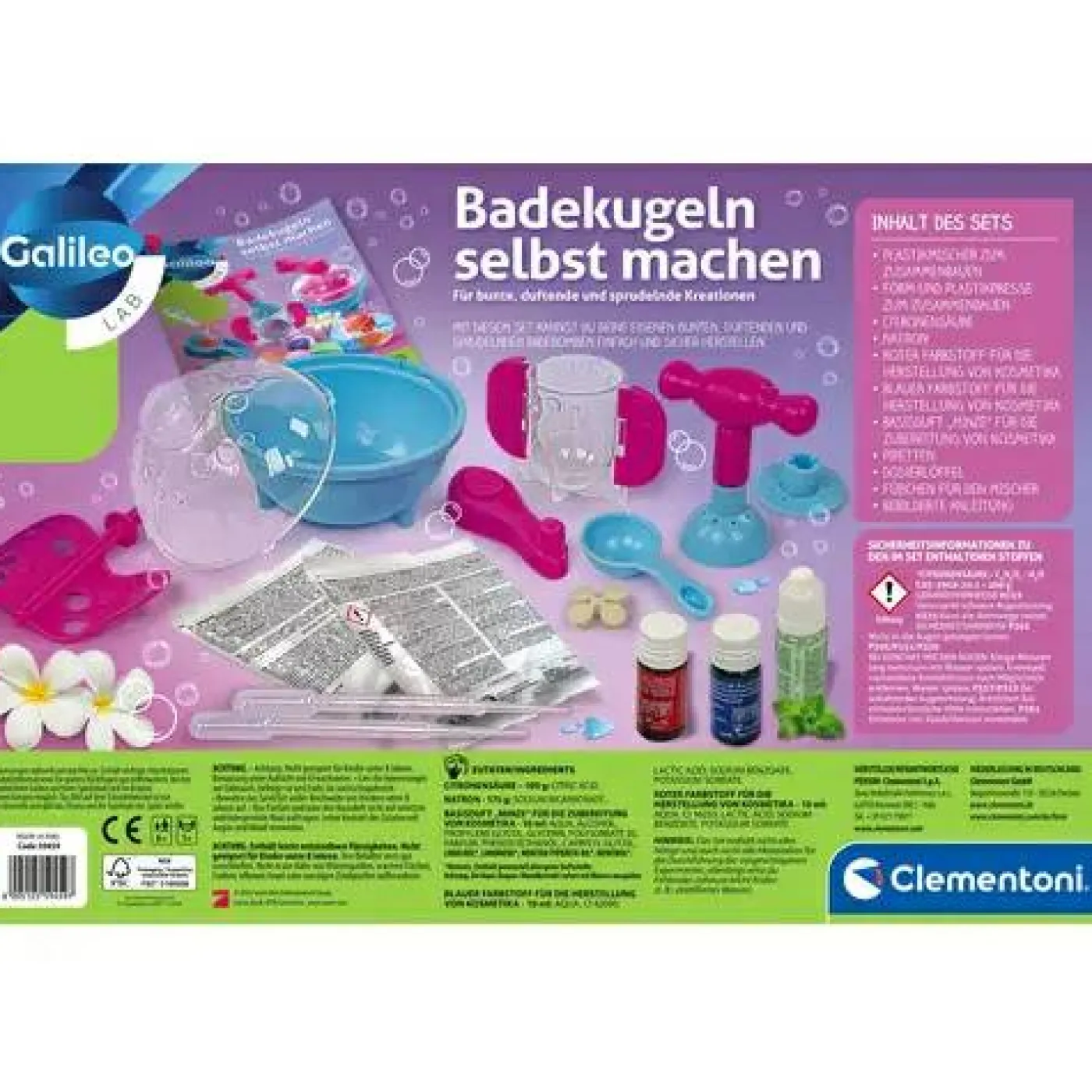 Galileo-Experimentierset "Badekugeln selbst machen"