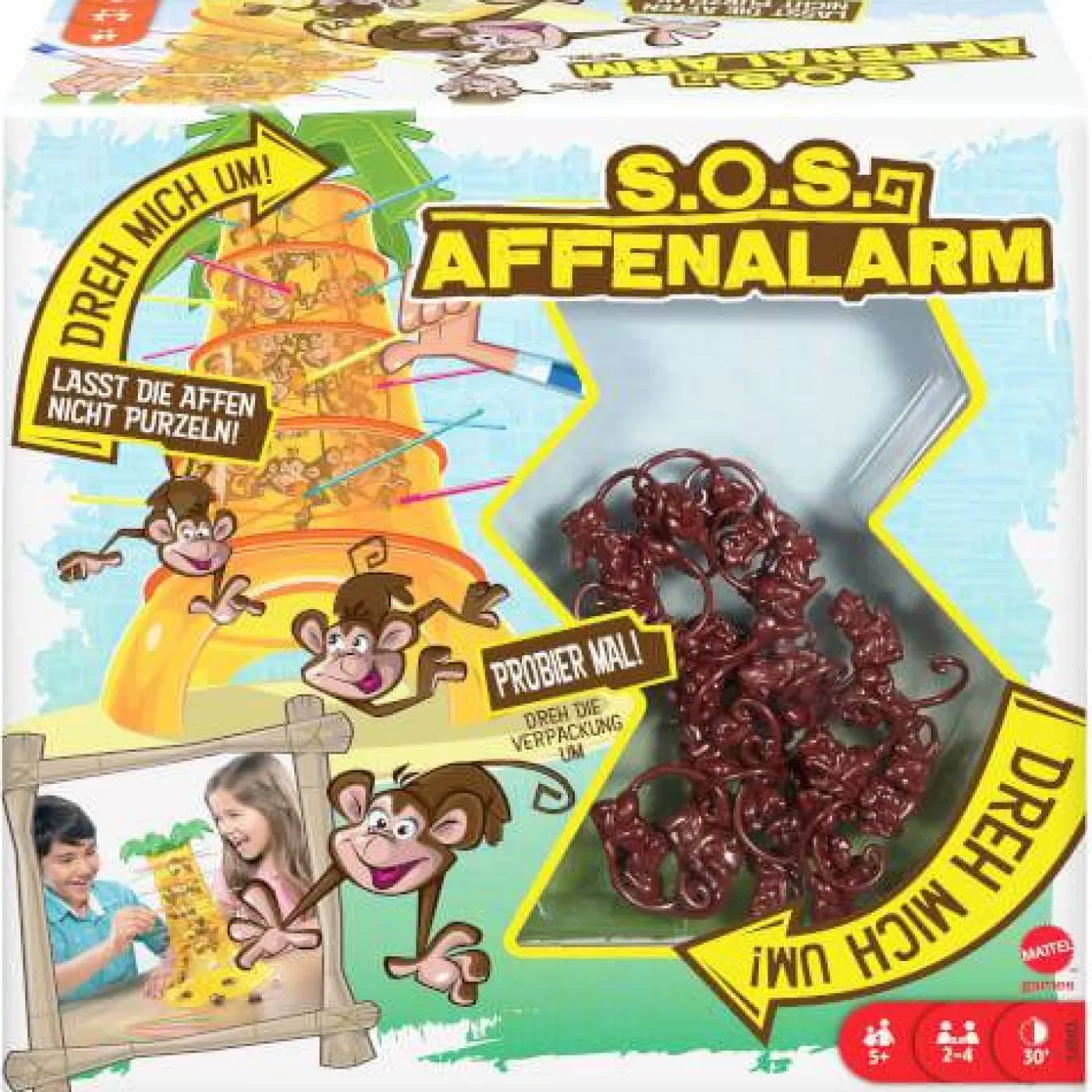 Geschicklichkeitsspiel "S.O.S. Affenalarm"