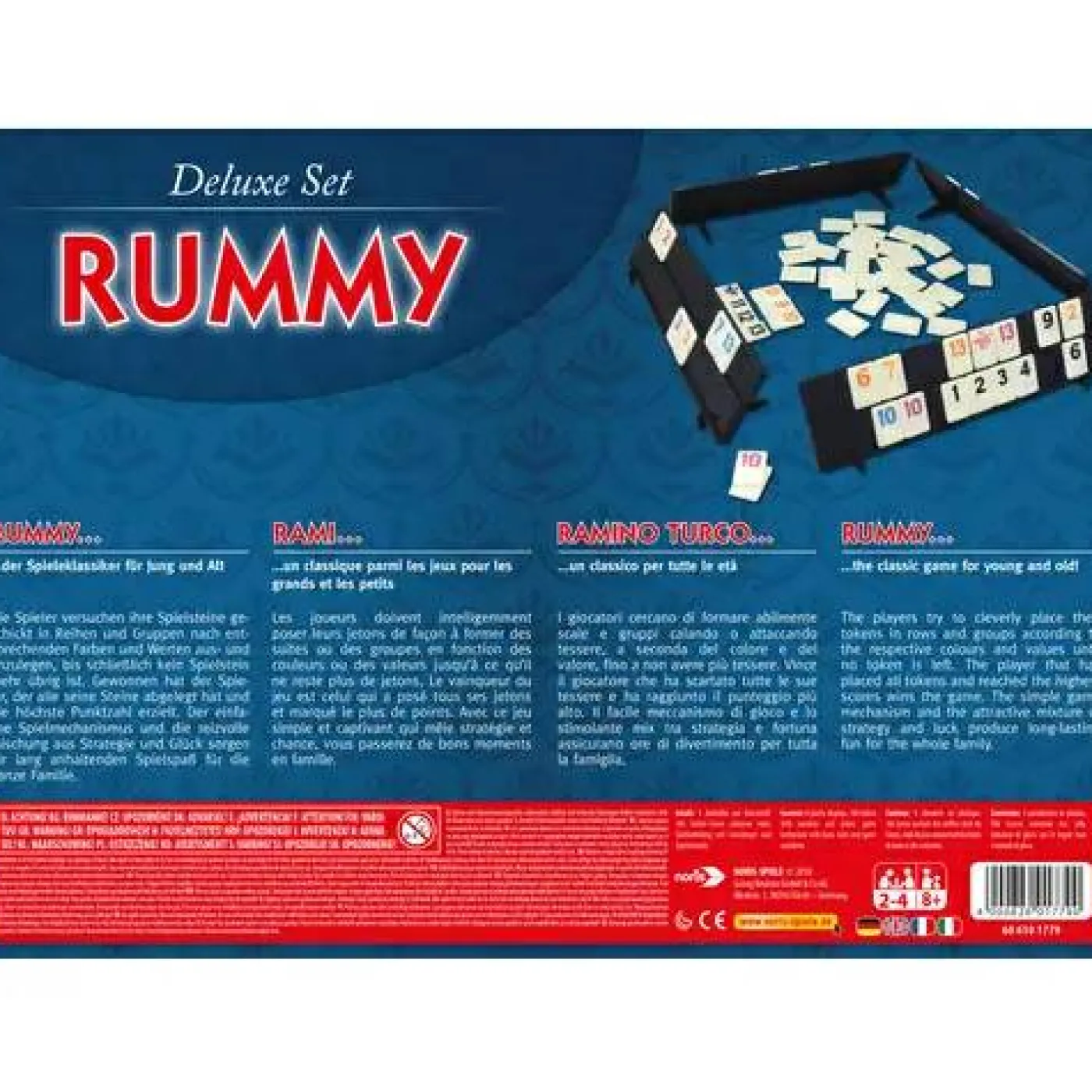 Gesellschaftsspiel "Deluxe Set - Rummy"