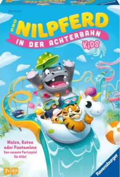 Gesellschaftsspiel "Das Nilpferd in der Achterbahn Kids"