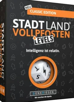 Gesellschaftsspiel "Stadt Land Vollpfosten® - Levels"