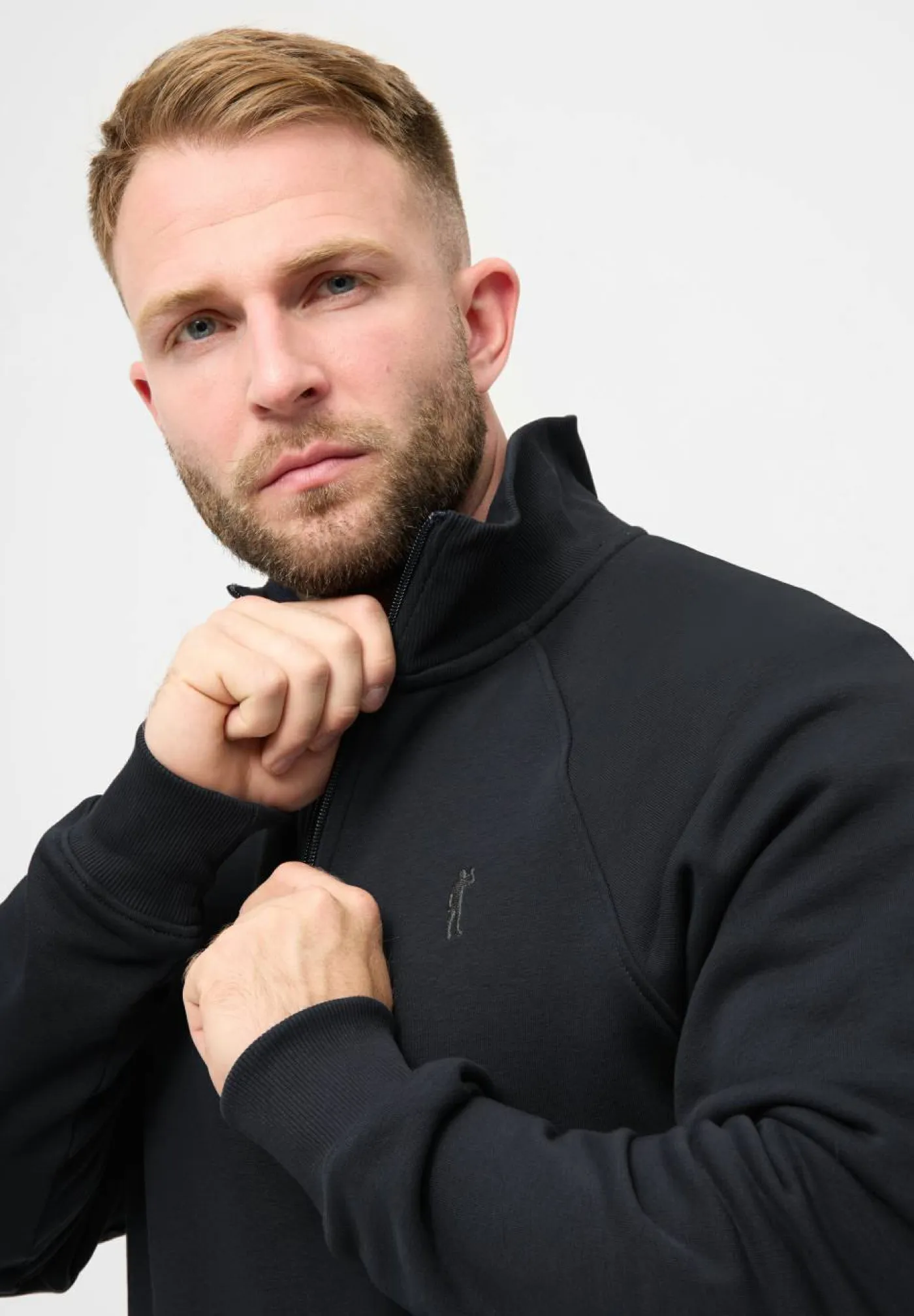 Halfzip Sweatshirt "Basic Kippes"