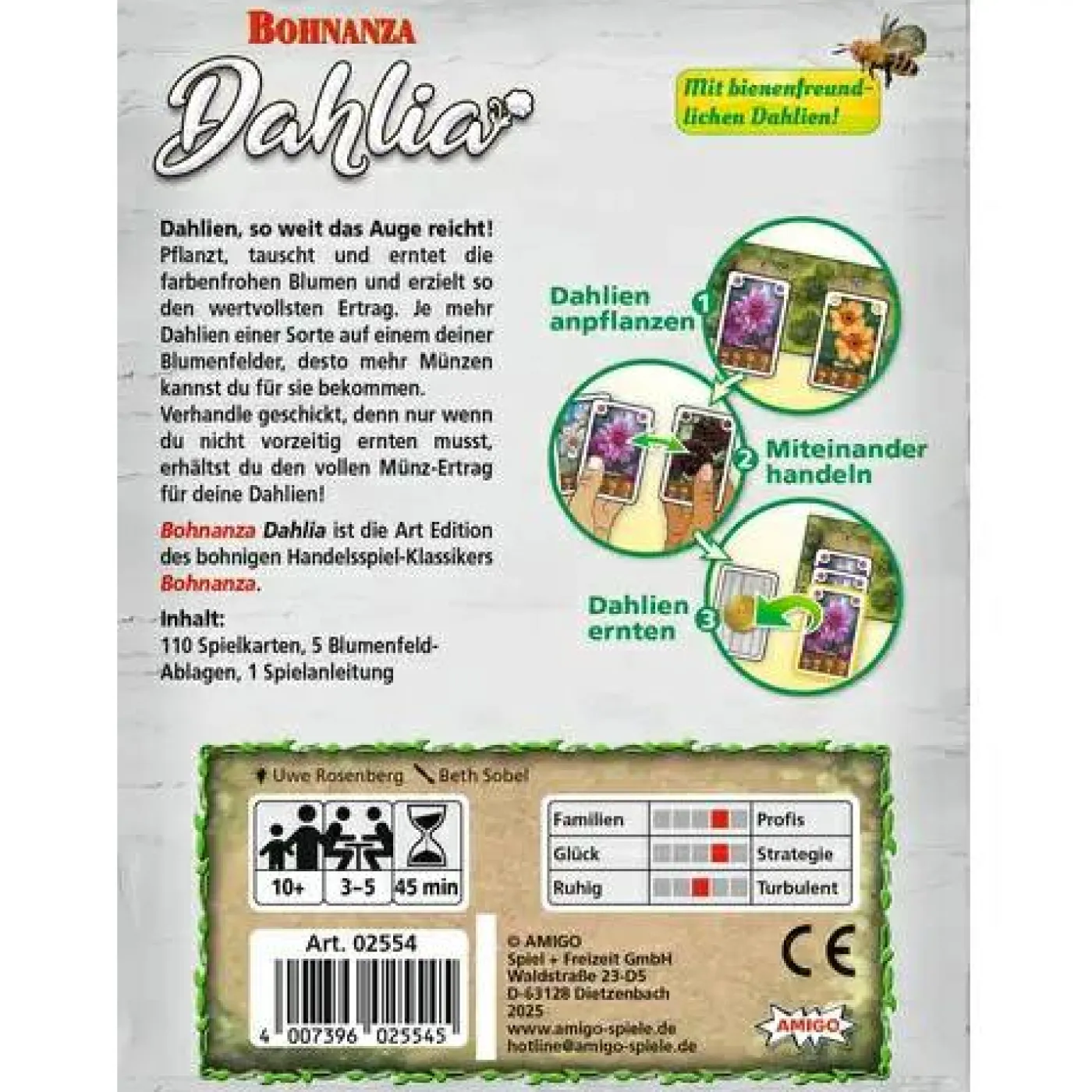 Handelsspiel "Bohnanza - Dahlia"