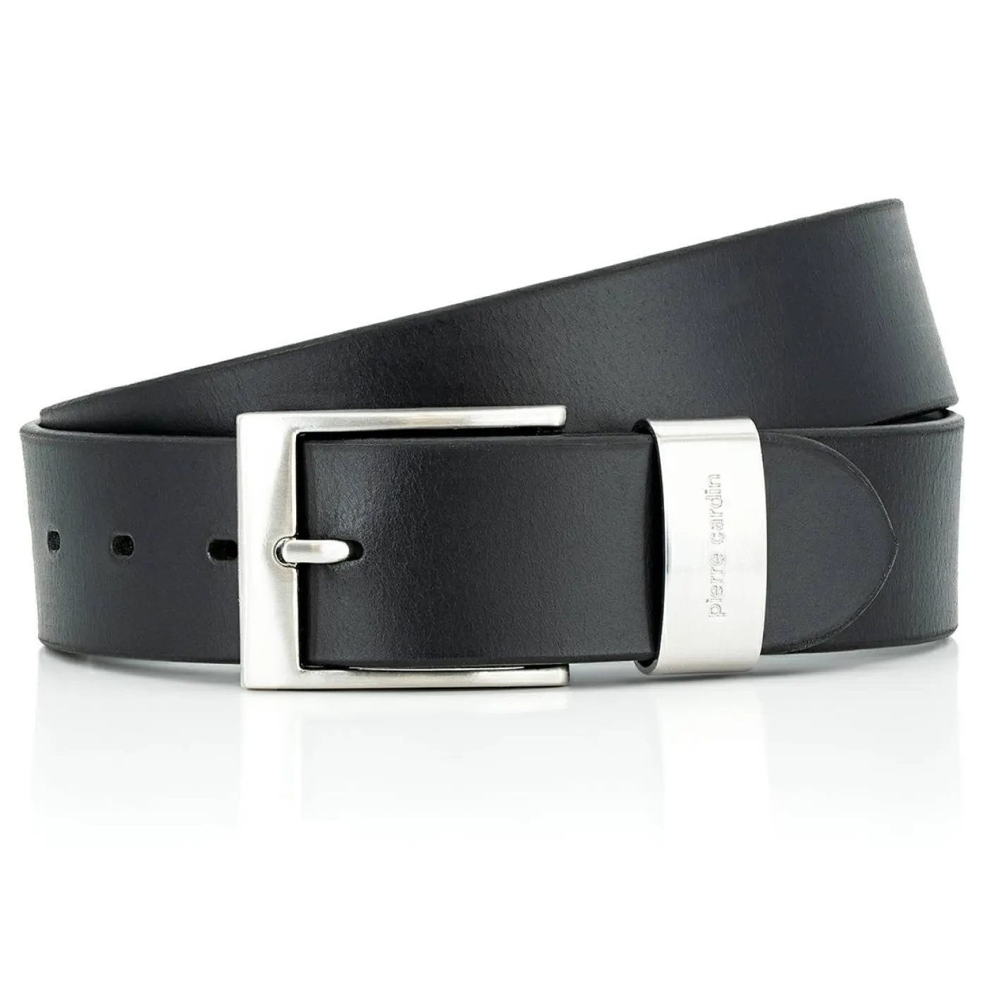 Herrenledergrtel schwarz 95 cm