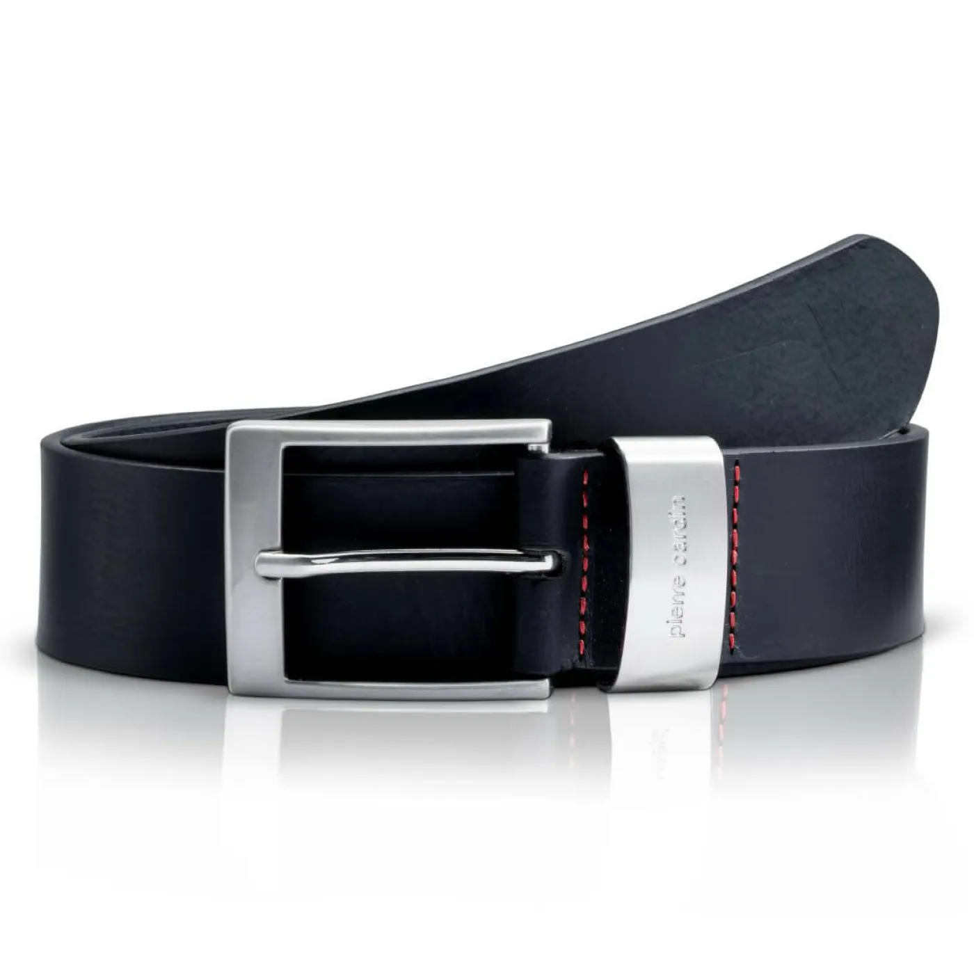 Herrenledergrtel schwarz 95 cm