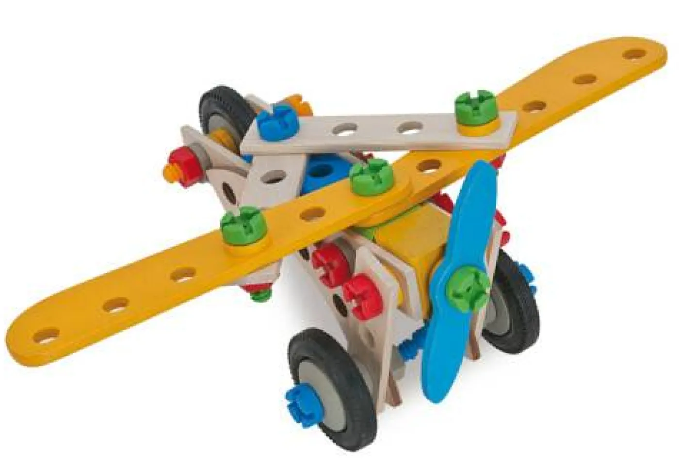Holz-Konstruktionsset "Constructor Kranwagen"