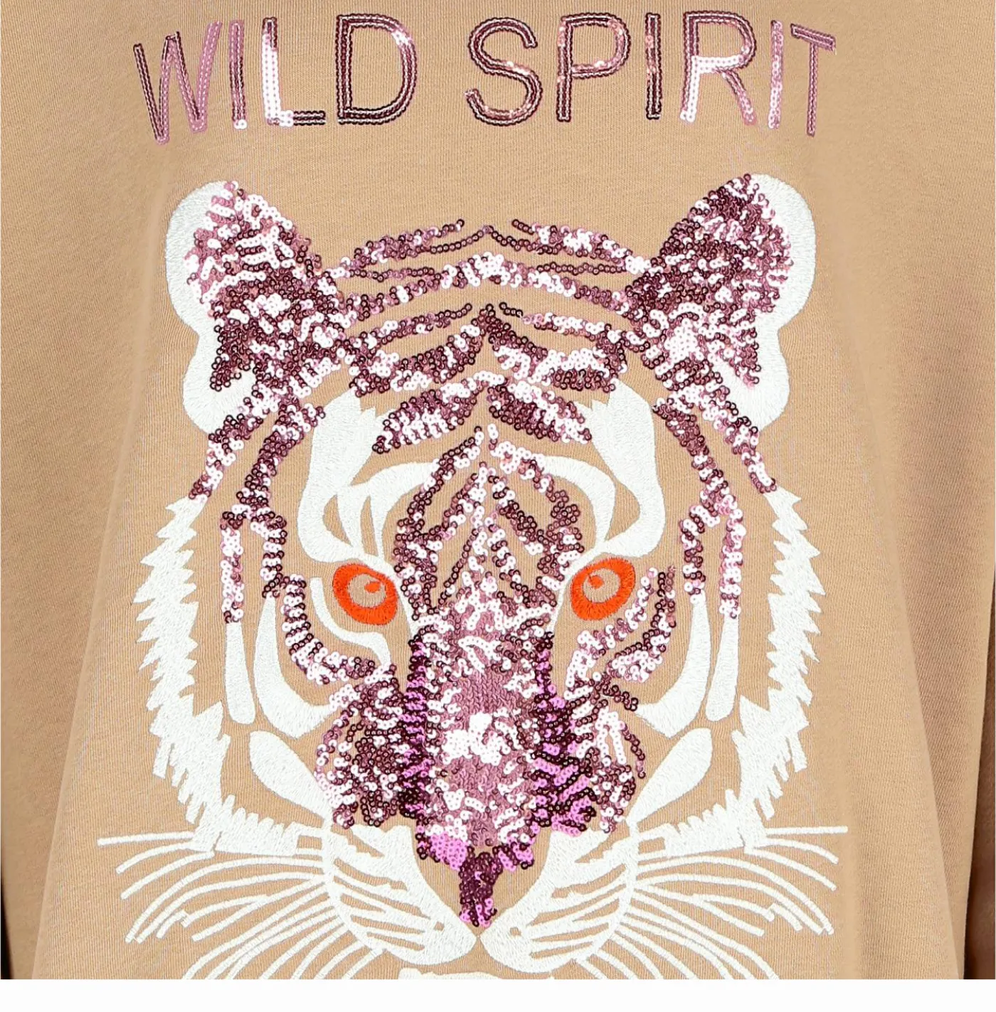 Hoodie "Tiger Paillette"