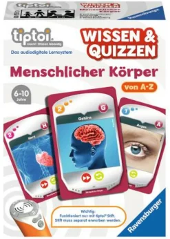 Interaktives Quizspiel "Wissen & Quizzen. Menschlicher Körper"