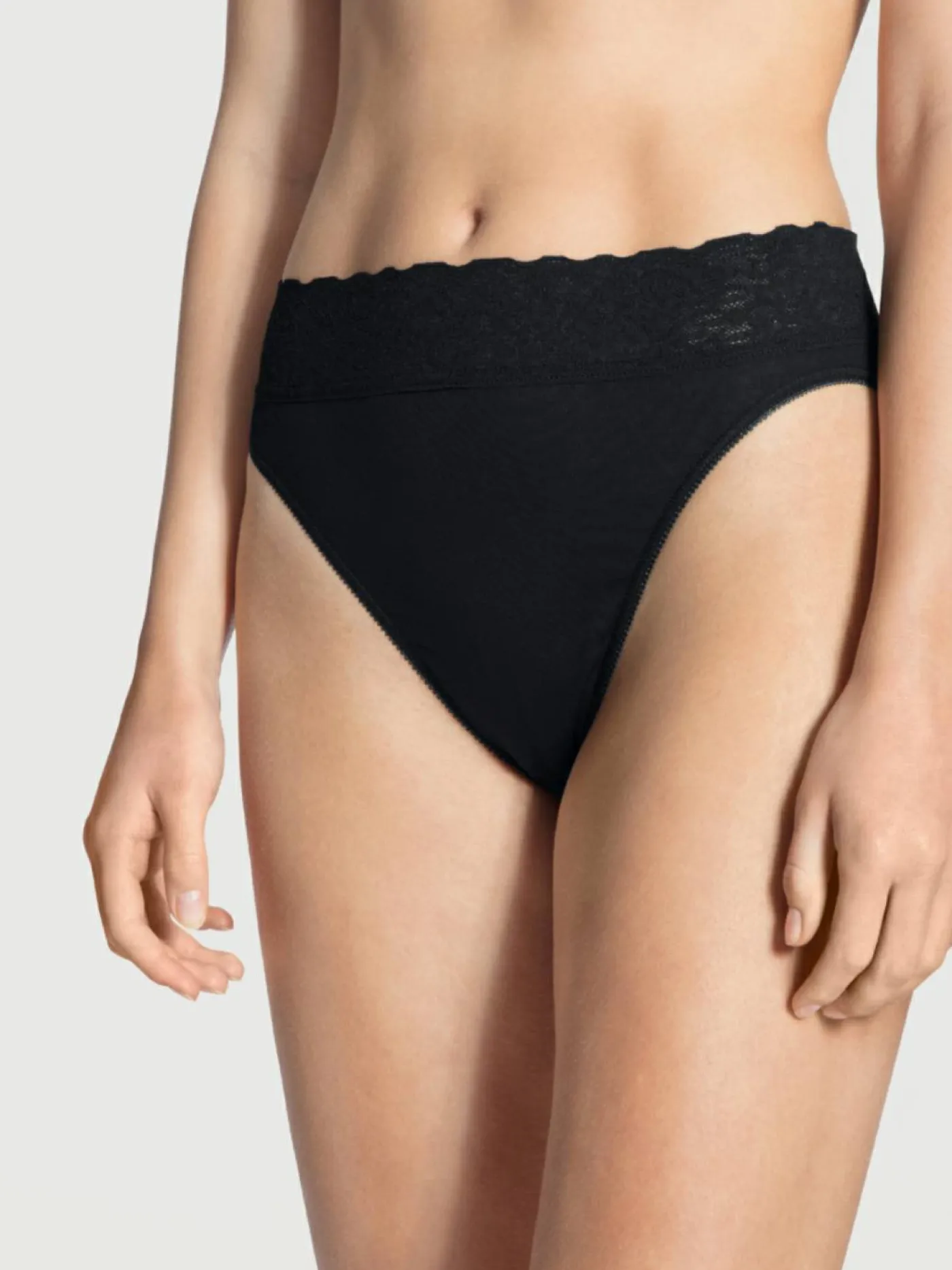 Jazz m.Spitzenbund, weiss, XS
