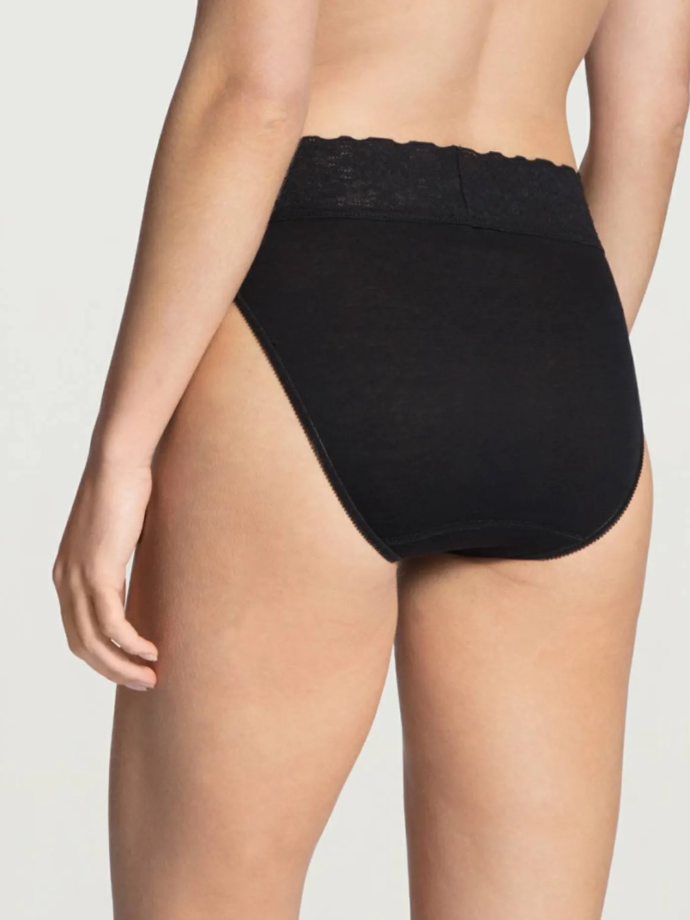 Jazz m.Spitzenbund, weiss, XS