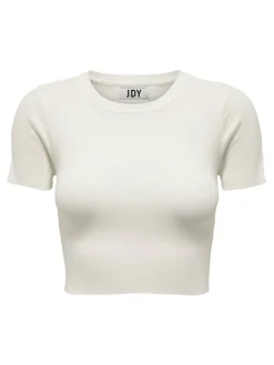 JDYCIRKELINE S/S CROP TOP KNT