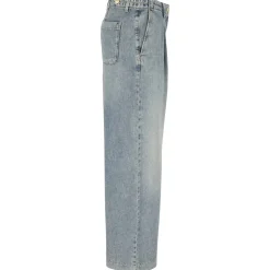 Jeans mit Bundfalte
