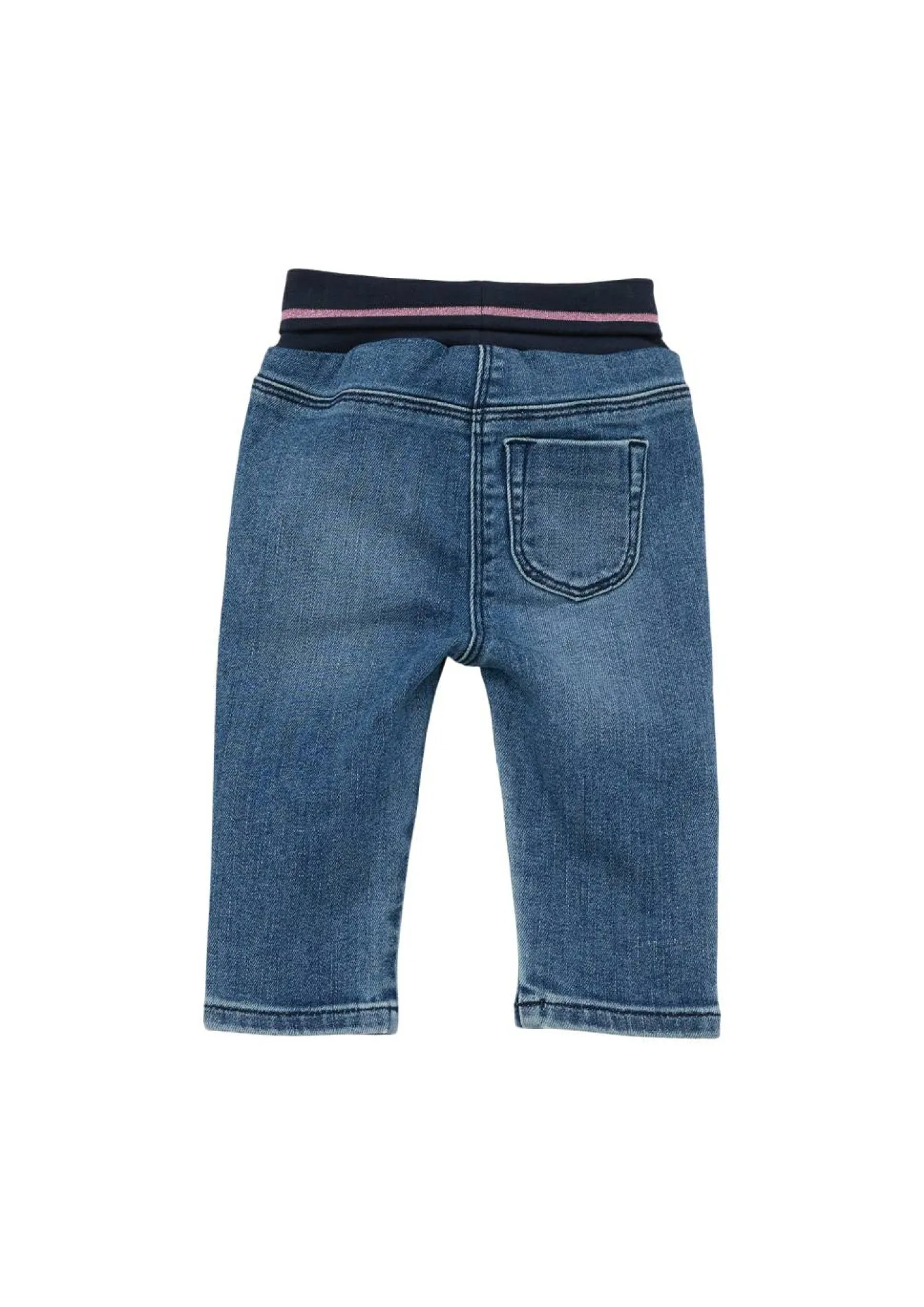 Jeans mit Umschlagbund