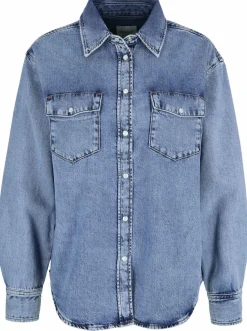 Jeansbluse