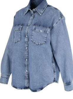 Jeansbluse