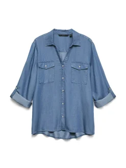 Jeansbluse