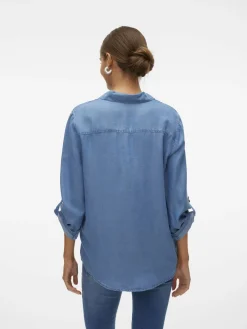 Jeansbluse