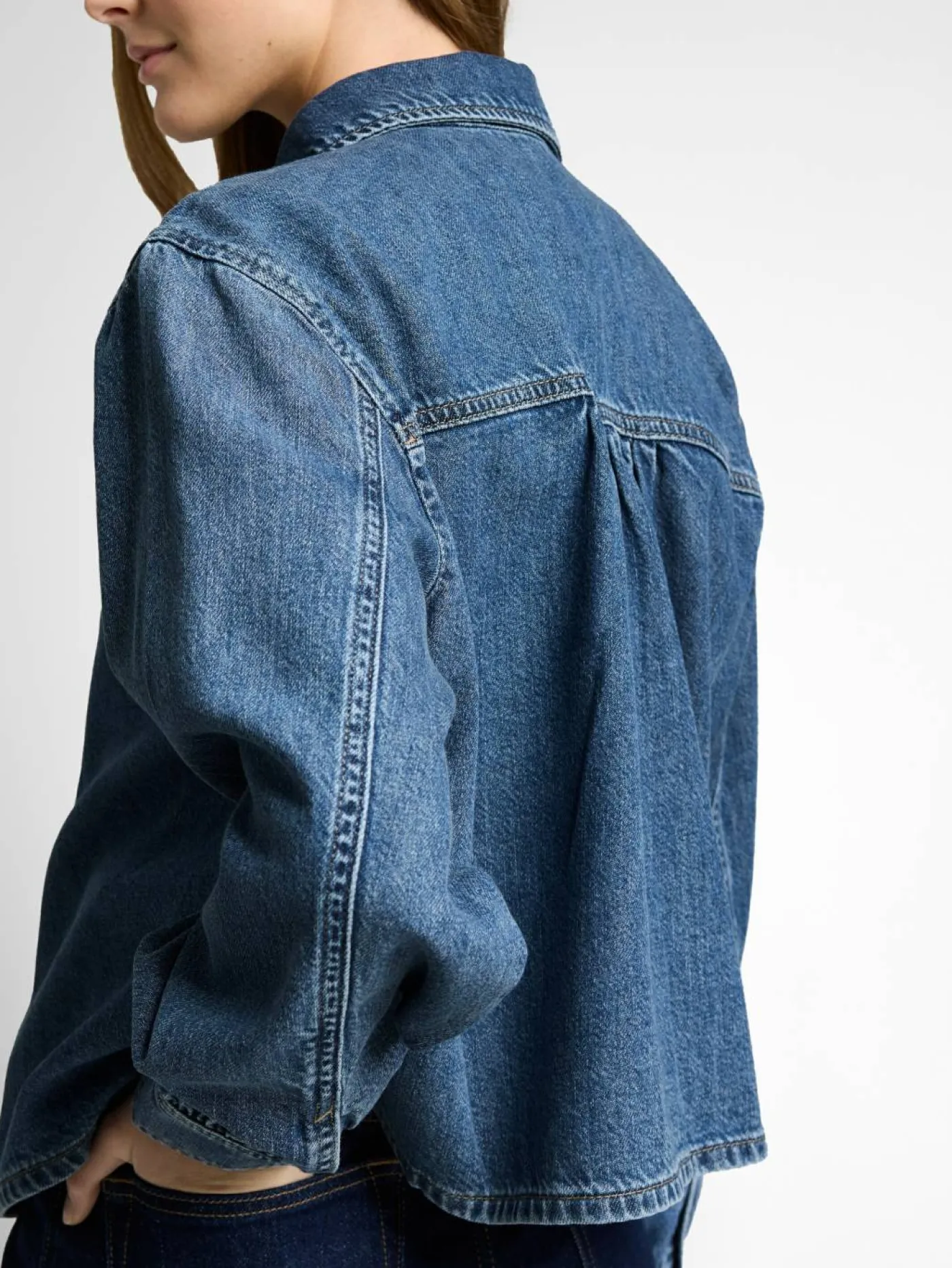 Jeansbluse