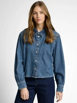 Jeansbluse