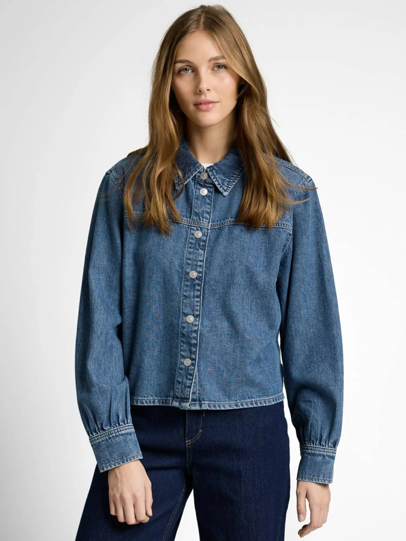 Jeansbluse