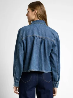 Jeansbluse