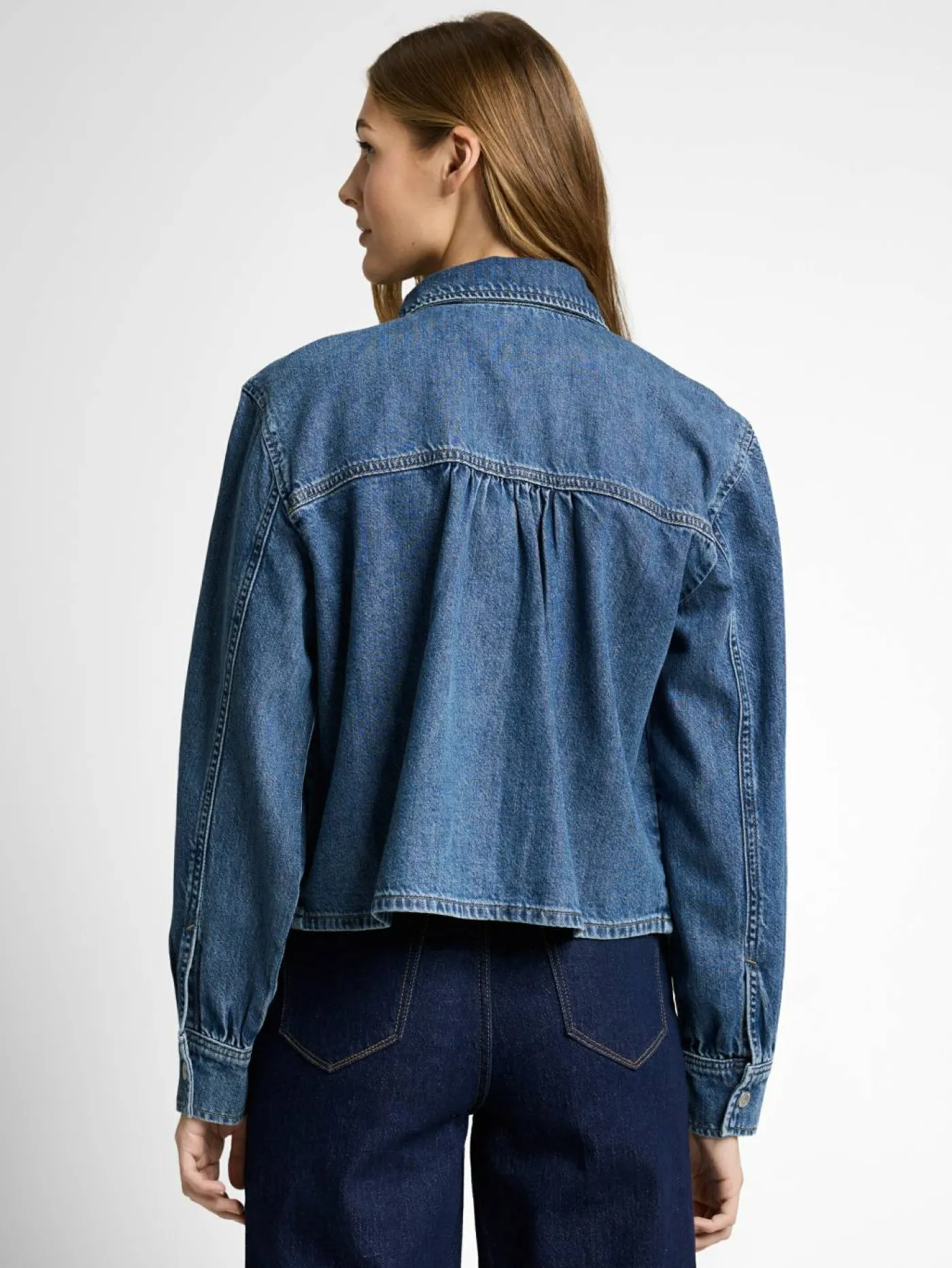 Jeansbluse