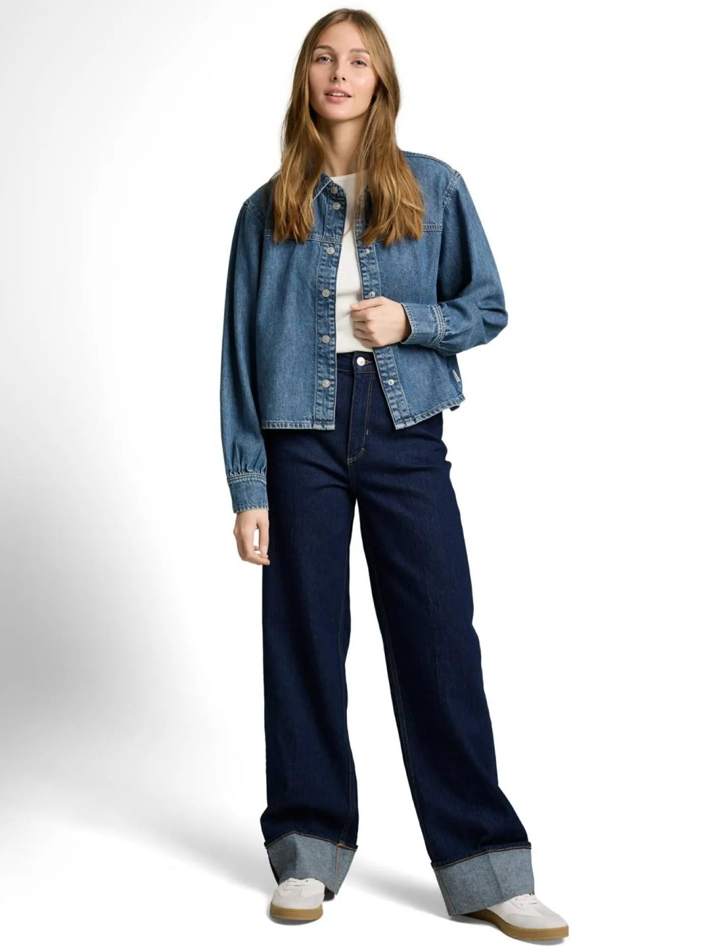 Jeansbluse