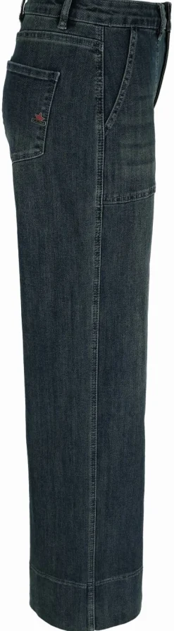 Jeanshose "Wide Leg Worker Stretch Denim"