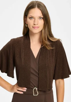 Jersey Bolero mit weiten Ärmeln