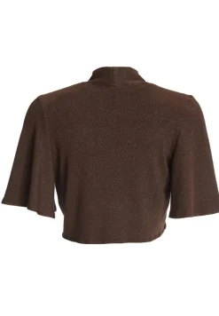 Jersey Bolero mit weiten Ärmeln