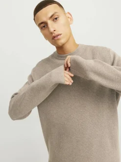 JPRBLAMILANO STITCH KNIT CREW NECK