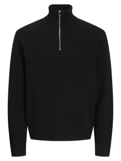 JPRBLAMILANO STITCH KNIT HALF ZIP S