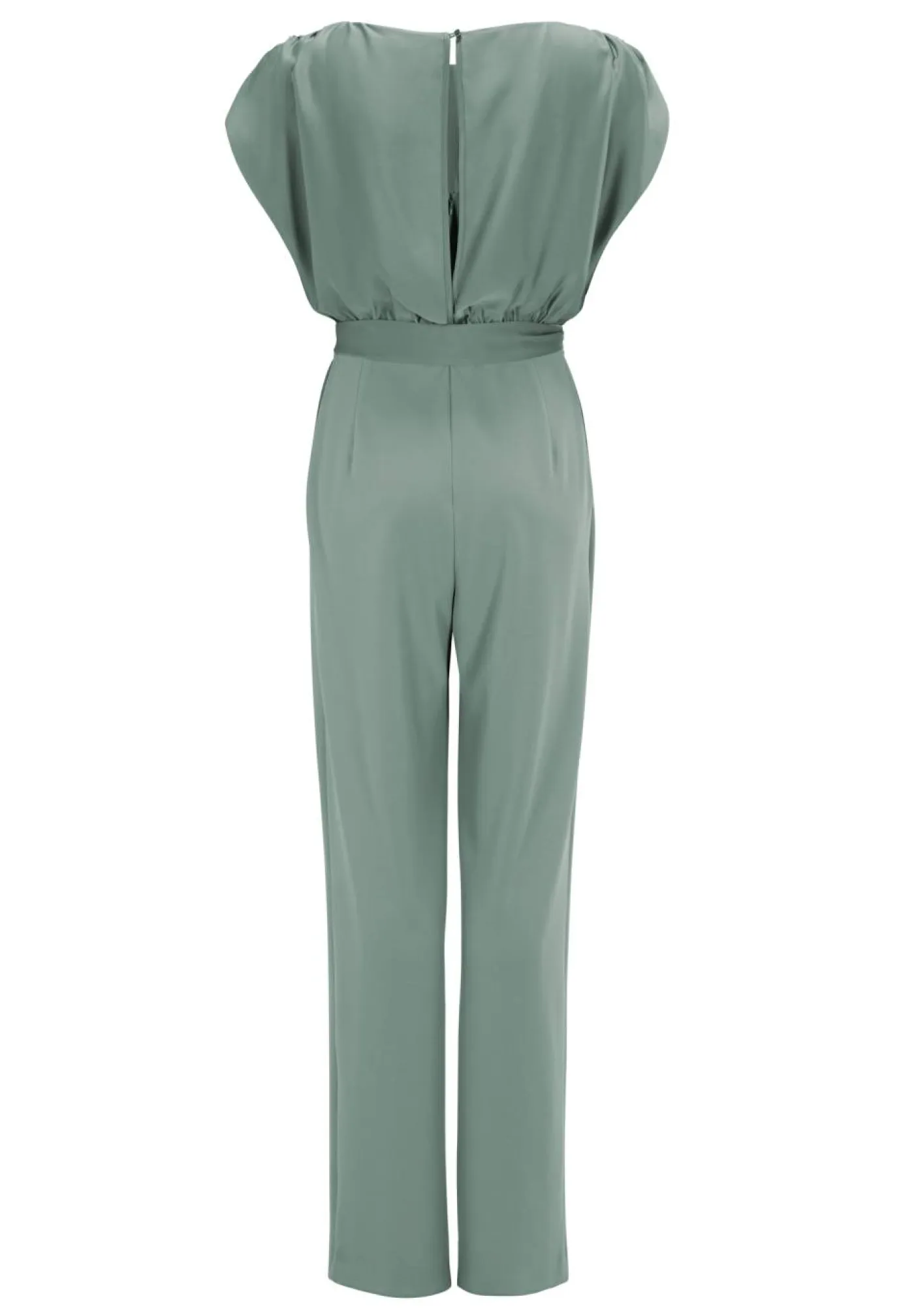 Jumpsuit aus Material-Mix