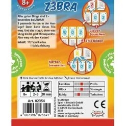 Kartenspiel "Z3BRA"