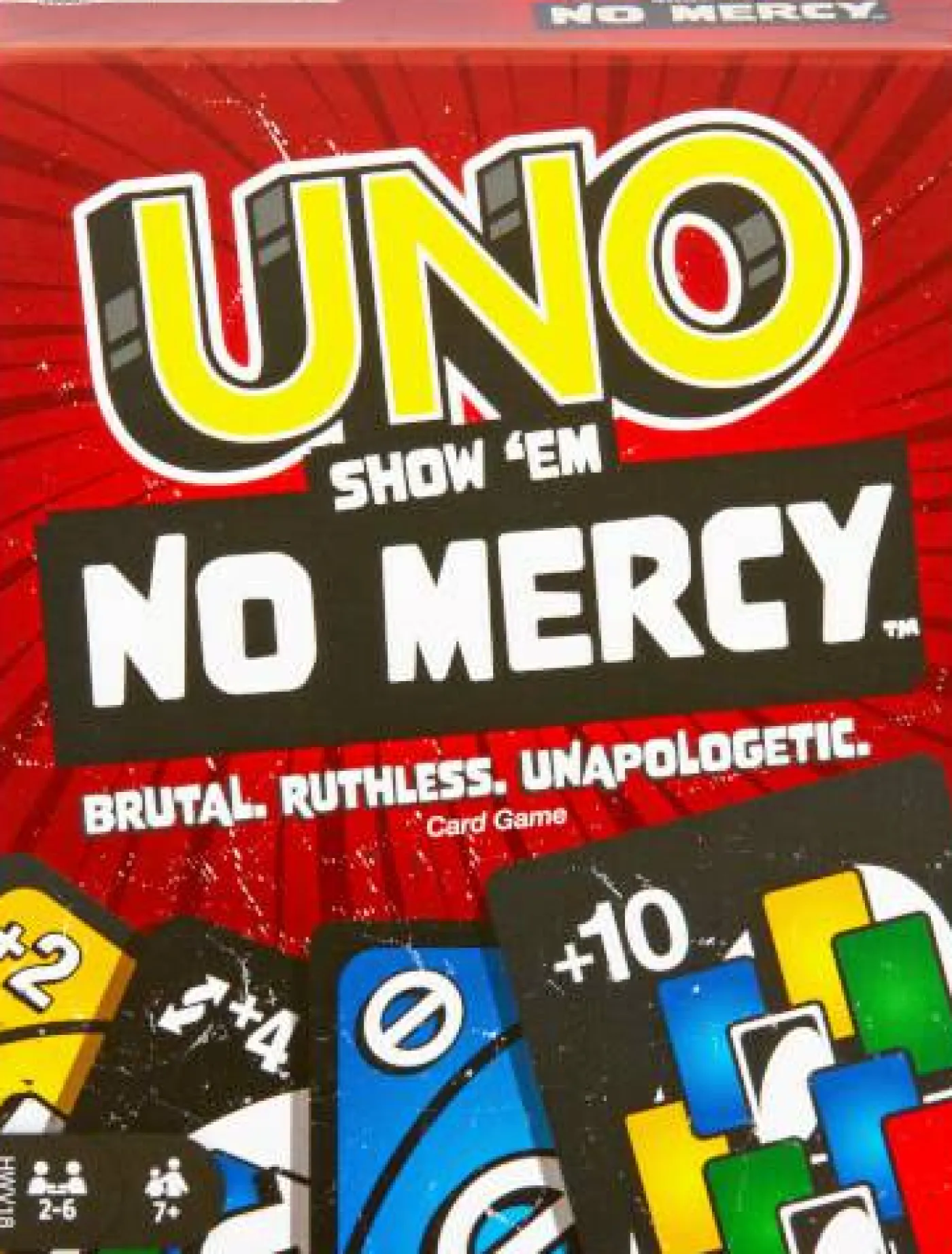 Kartenspiel "UNO No Mercy"