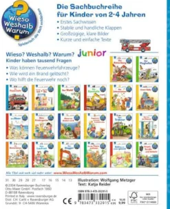 Kinder-Sachbuch "Wieso? Weshalb? Warum? - Die Feuerwehr"