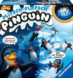 Kinderspiel "Plitsch-Platsch Pinguin"