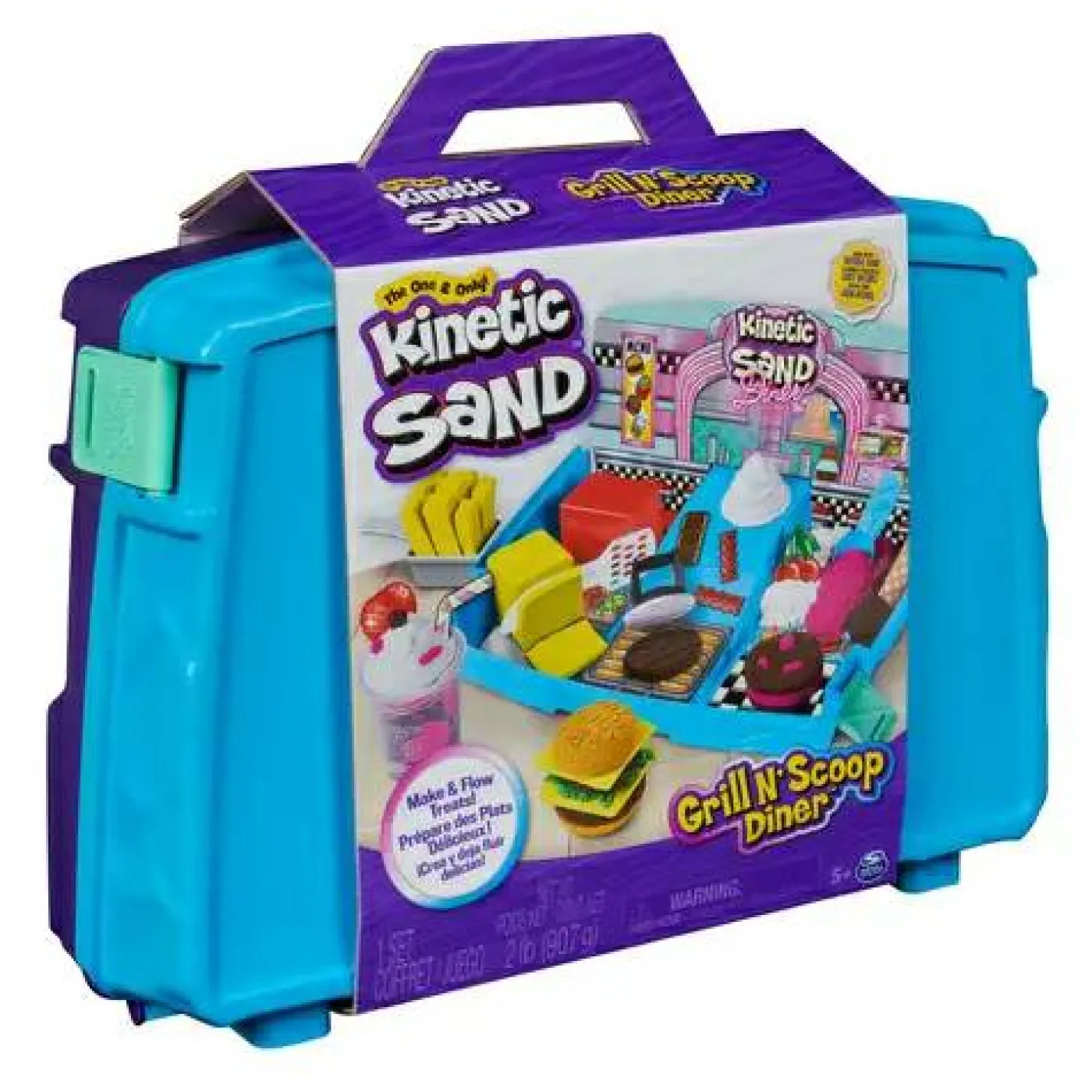 Kinetischer Sand "Burger und Eis Bar"