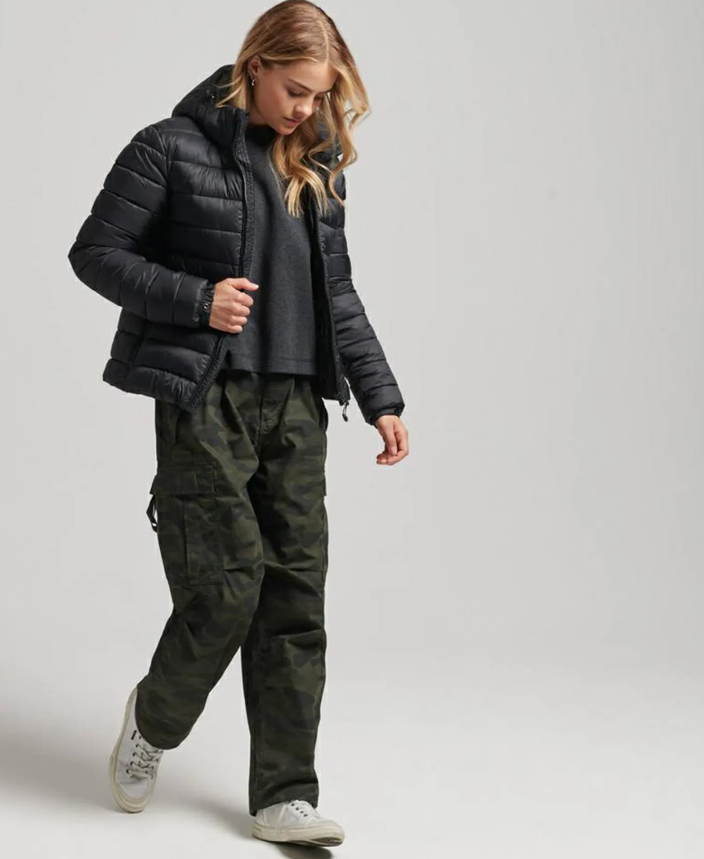 Klassische Fuji Steppjacke