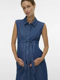 Kleid "MLJAMAICA LIA S/L ABK DENIM DRESS"