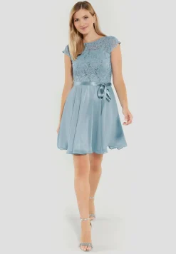 Kleid Spitze Chiffon