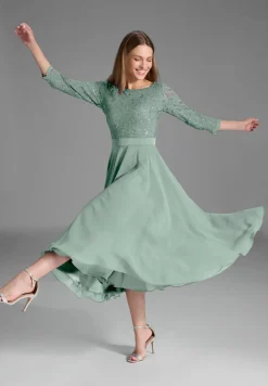 Kleid Spitze Chiffon