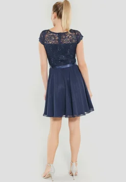 Kleid Spitze Chiffon