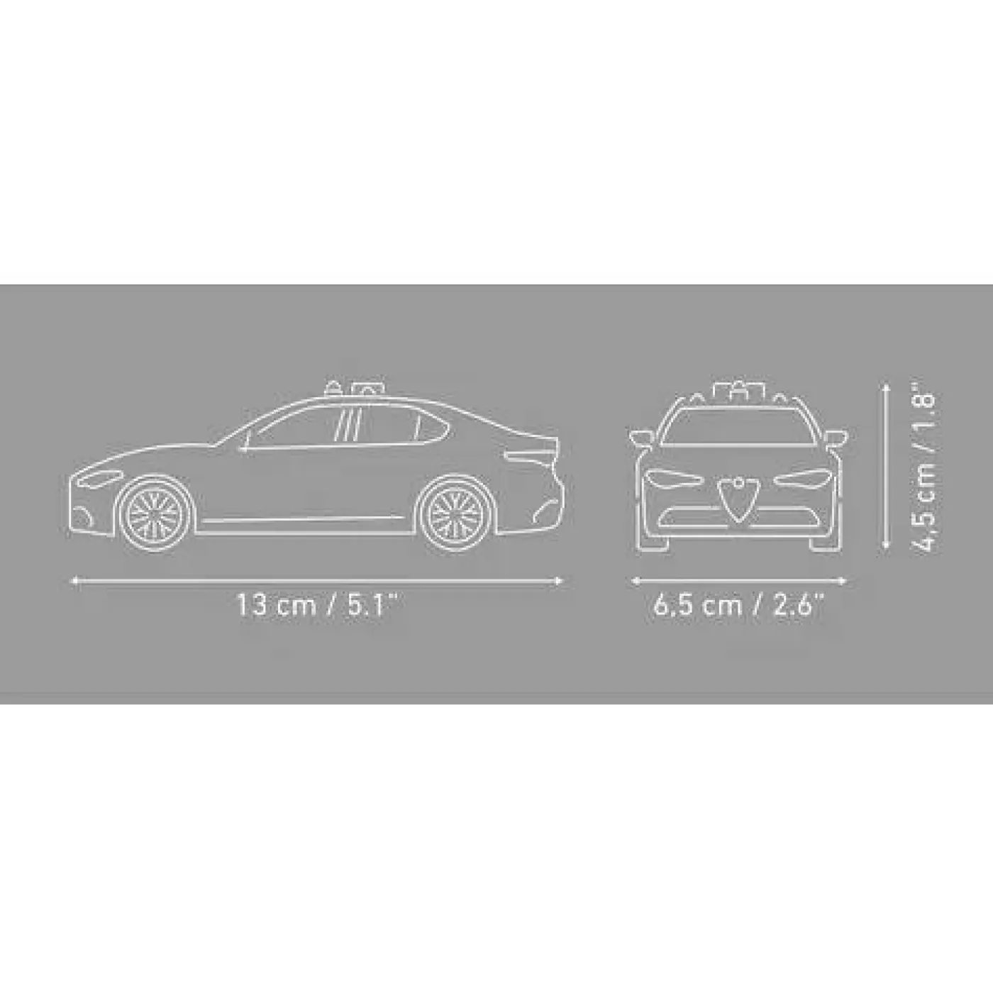 Klemmbaustein-Set "Giulia Quadrifoglio Carabinieri - Alfa Romeo"