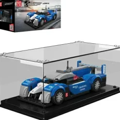 Klemmbaustein-Set "Rennwagen blau", 353 Teile