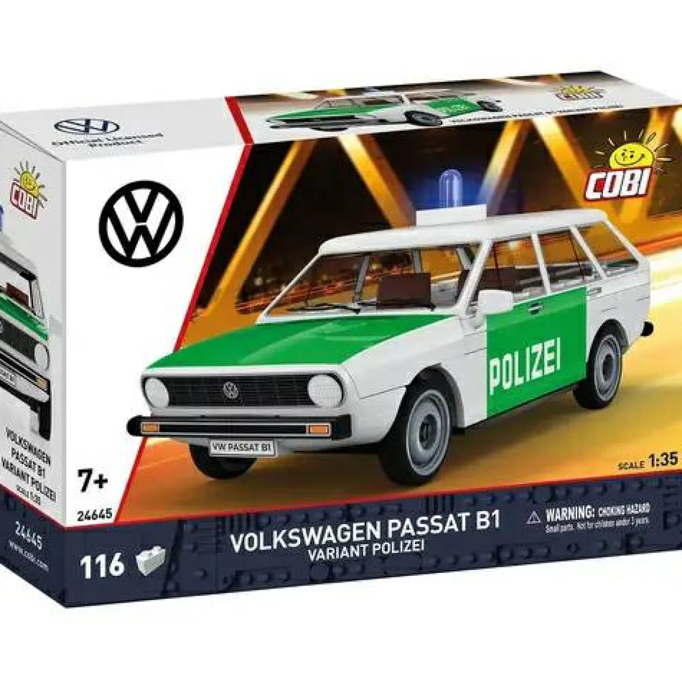 Klemmbaustein-Set "Volkswagen Passat B1 - Polizei"