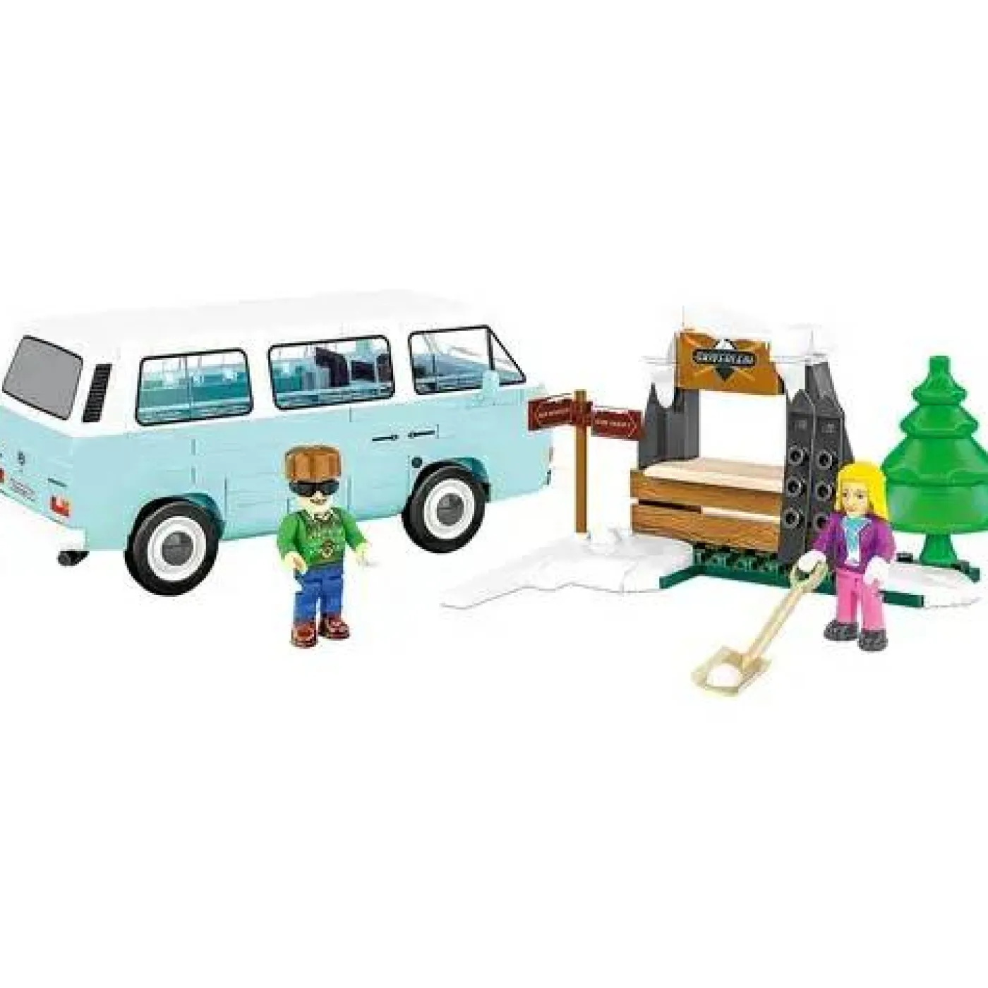 Klemmbaustein-Set "Winter Adventure - VW T3"