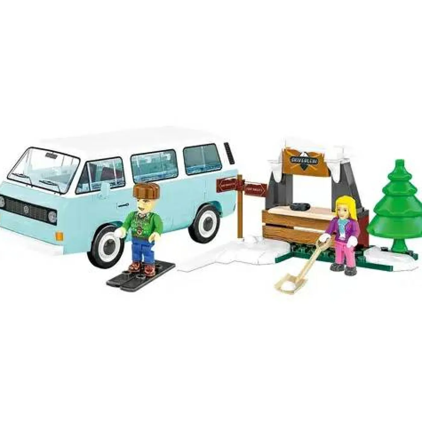 Klemmbaustein-Set "Winter Adventure - VW T3"
